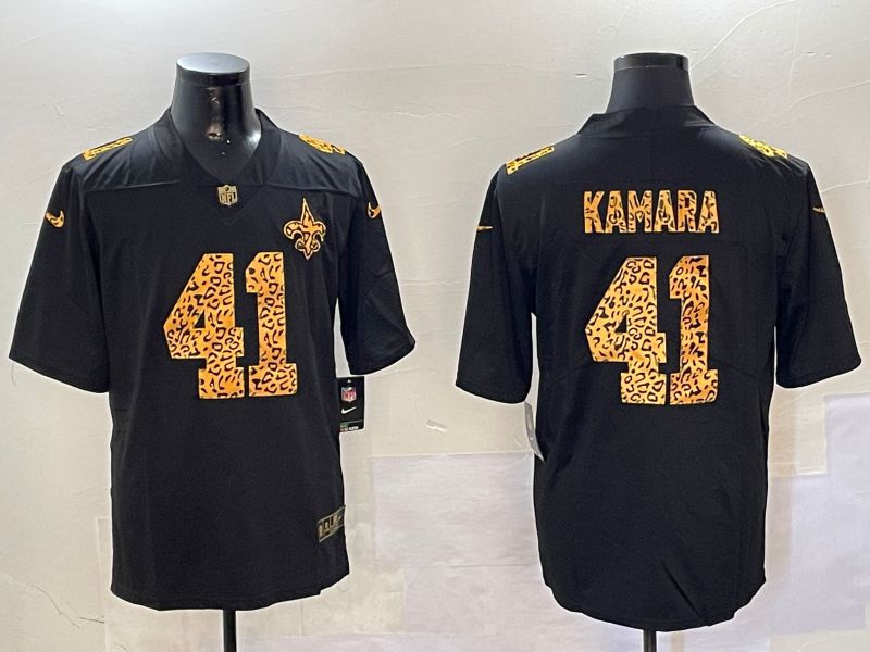 Men New Orleans Saints #41 Kamara Black 2024 Nike Limited NFL Jersey style 0108->new orleans saints->NFL Jersey